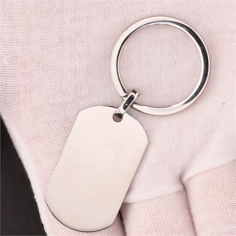 Schlüsselanhänger, Edelstahl - ID: 3998-JWG