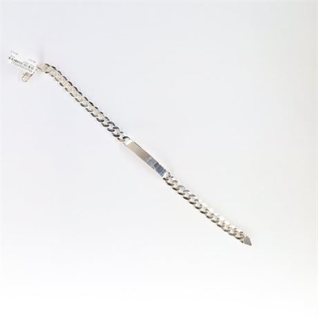 Schildarmband 7mm, Silber 925 - ID: 300-JWG