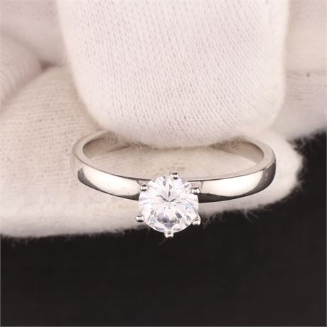 Ring Zirkonia, Silber 925, Weite 58 - ID: 4705-JWG
