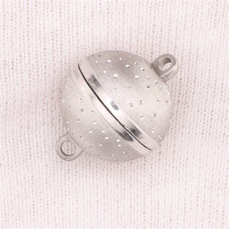 Magnet-Verschl. 12 0 rh, Silber 925 - ID: 640-JWG