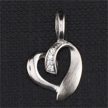 Gravurplatte Zirkonia, Silber 925 - ID: 3576-JWG