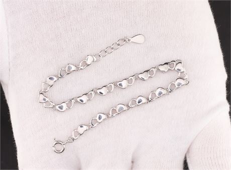 Armband Zirkonia oval, Silber 925 - ID: 5305-JWG