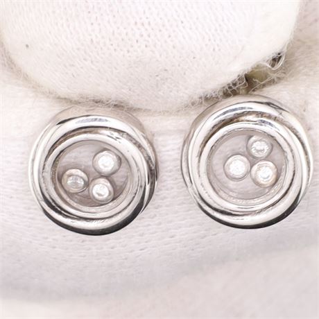 Ohrstecke Zirkonia, Silber 925 - ID: 981-JWG