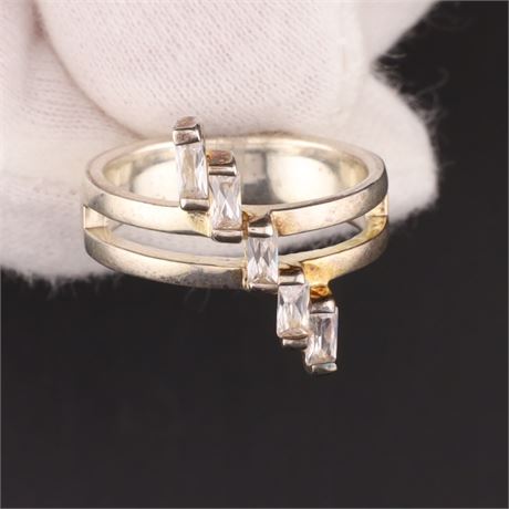 Ring Zirkonia, Silber 925, Weite 55 - ID: 466-JWG