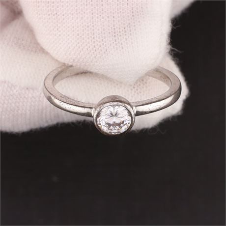 Ring 5mm, Silber 925, Weite 54 - ID: 5195-JWG
