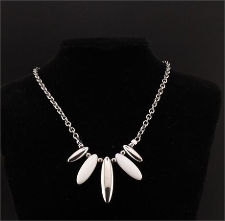 Collier mit Stein(en) ST0 42 CM, Silber 925 - ID: 3925-JWG