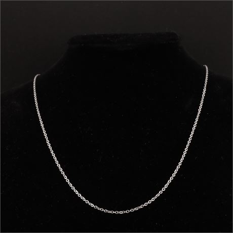 Collier 50-55 cm, Edelstahl - ID: 3685-JWG