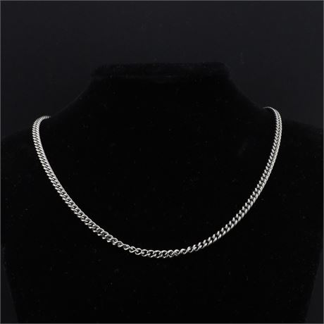 Konvolut 4 Stück - Kette 45 cm, Edelstahl - ID: 2771-JWG