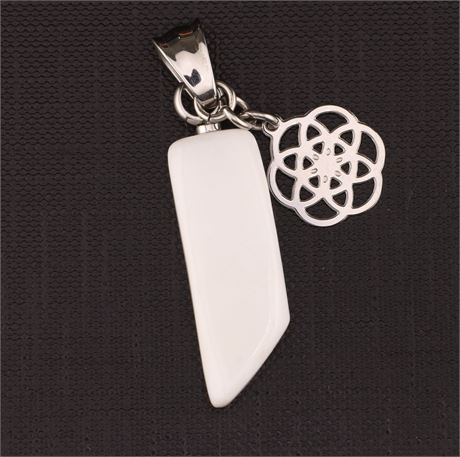 Traumfänger Marmor, Edelstahl - ID: 4012-JWG