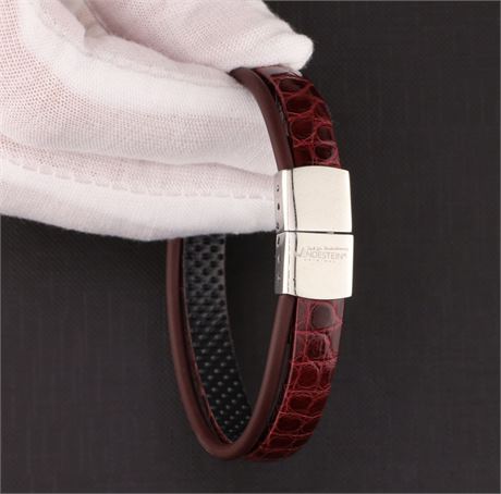 Armband Alligator bordeaux - ID: 3941-JWG