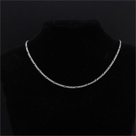 Konvolut 2 Stück - Figerokette 55cm, Silber 925 - ID: 2785-JWG