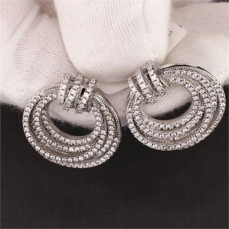 Ohrstecker Zirkonia, Silber 925 - ID: 3765-JWG