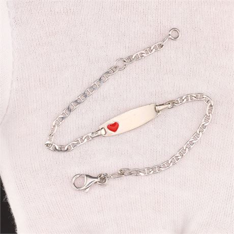 Schildarmband Anker, Silber 925 - ID: 3261-JWG