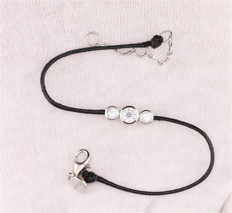 Armband Zirkonia 15-18 5cm, Silber 925 - ID: 5297-JWG