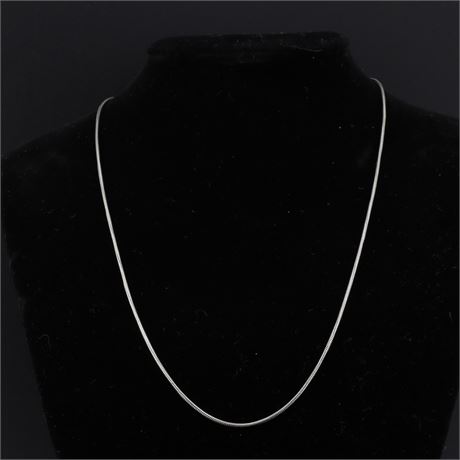 Schlangenkette Edel 45cm, Edelstahl - ID: 1071-JWG