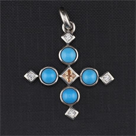 Anhänger Kreuz, Silber 925 - ID: 3229-JWG