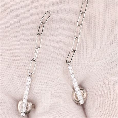 Ohrstecker Zirkonia, Silber 925 - ID: 3789-JWG