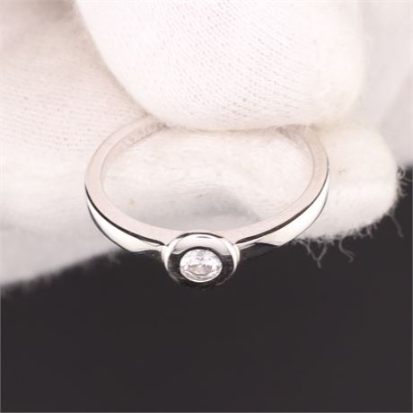 Ring Zirkonia, Silber 925, Weite 50 - ID: 1219-JWG