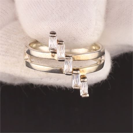 Ring Zirkonia, Silber 925, Weite 57 - ID: 474-JWG