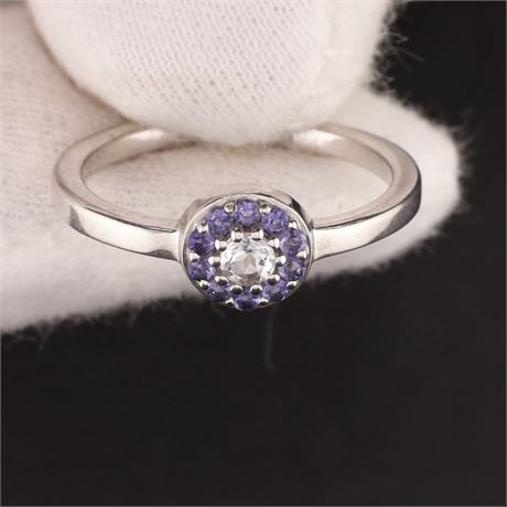 Ring mit Iolith, Silber 925, Weite 56 - ID: 3186-JWG