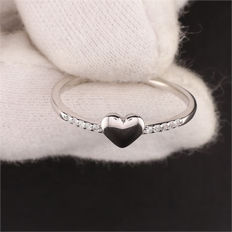 Ring Zirkonia, Silber 925, Weite 56 - ID: 3609-JWG