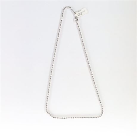 Kugelerkette 50cm, Silber 925 - ID: 281-JWG