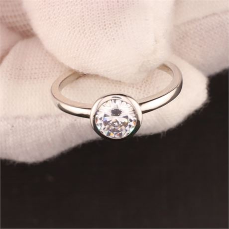 Ring Zirkonia, Silber 925, Weite 52 - ID: 3843-JWG