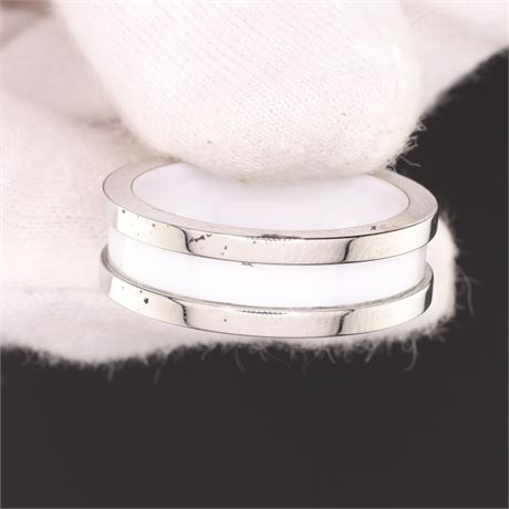 Ring Ceramic-Edel, Edelstahl, Weite 56 - ID: 692-JWG