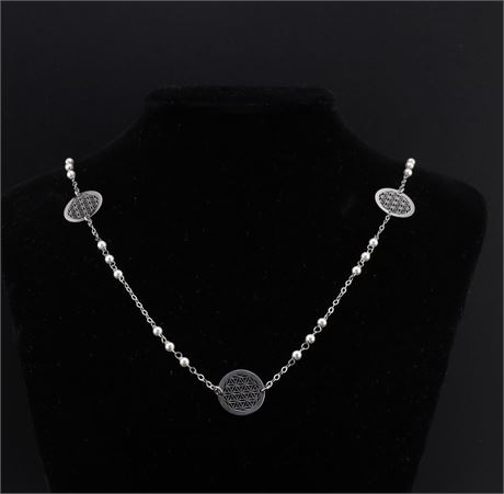 Collier Zirkonia Lebens Perle, Silber 925 - ID: 5364-JWG