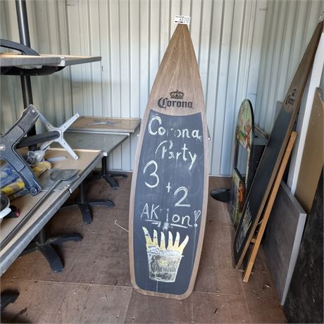 Corona Aufsteller mit Kreidetafel, ca. 183 cm hoch - ID: 42-PPA