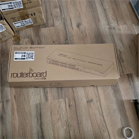 MikroTik RouterBoard Cloud Switch, CSS - ID: 28-RTS