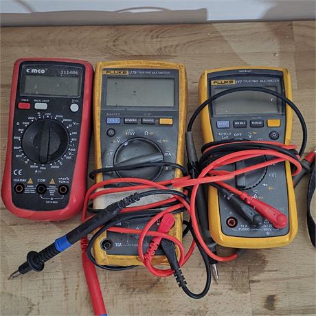 3 Digitalmultimeter Fluke Cimco - ID: 75-RTS