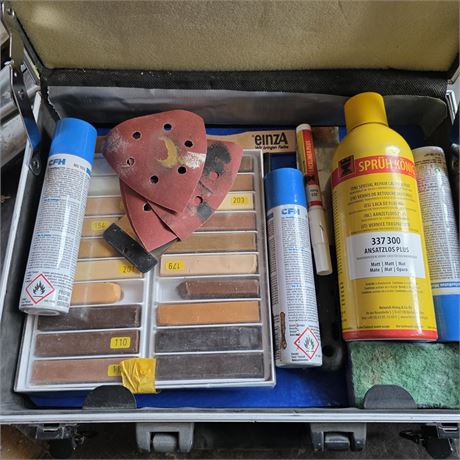 Laminatparkett-Reparaturset im Transportkoffer - ID: 507-REB