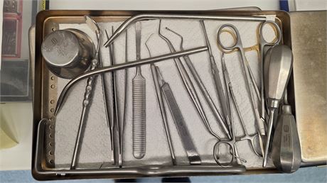 Zahnchirurgisches Instrumentenset retinierter Zahn - ID: 208-ZUP