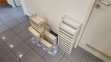 50 Aufbewahrungskästen, Kunststoff, stapelbar - ID: 205-ZUP